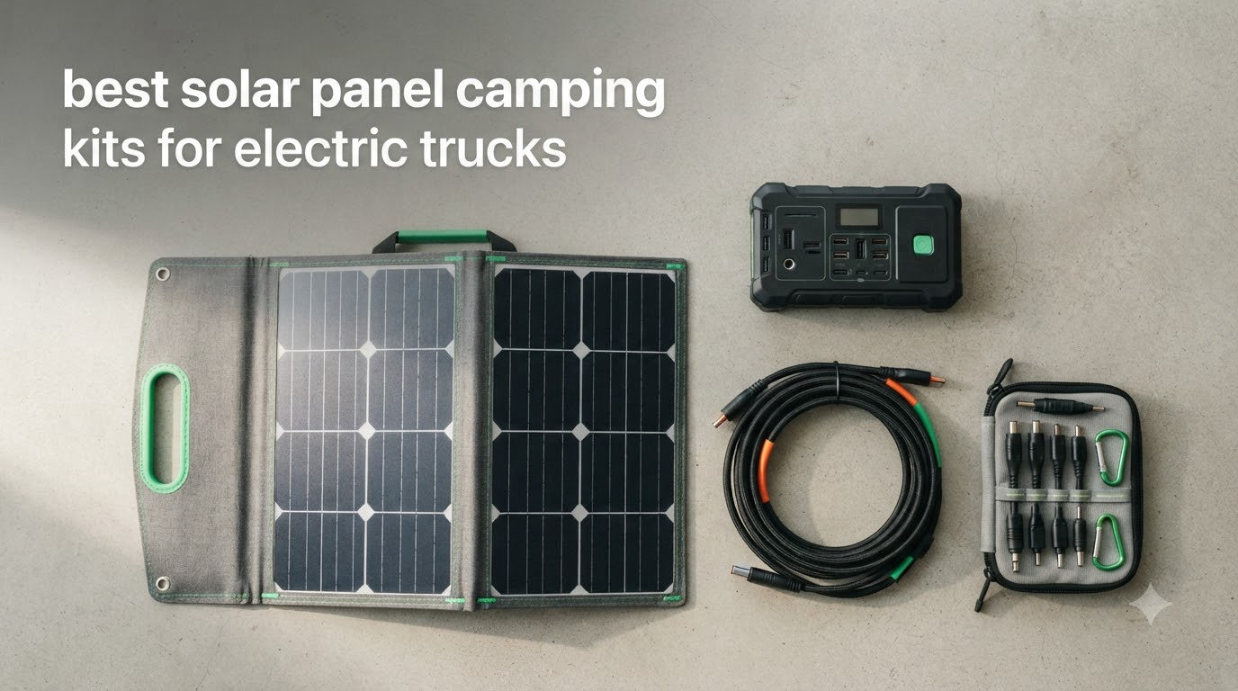 best solar panel camping kits for electric trucks
