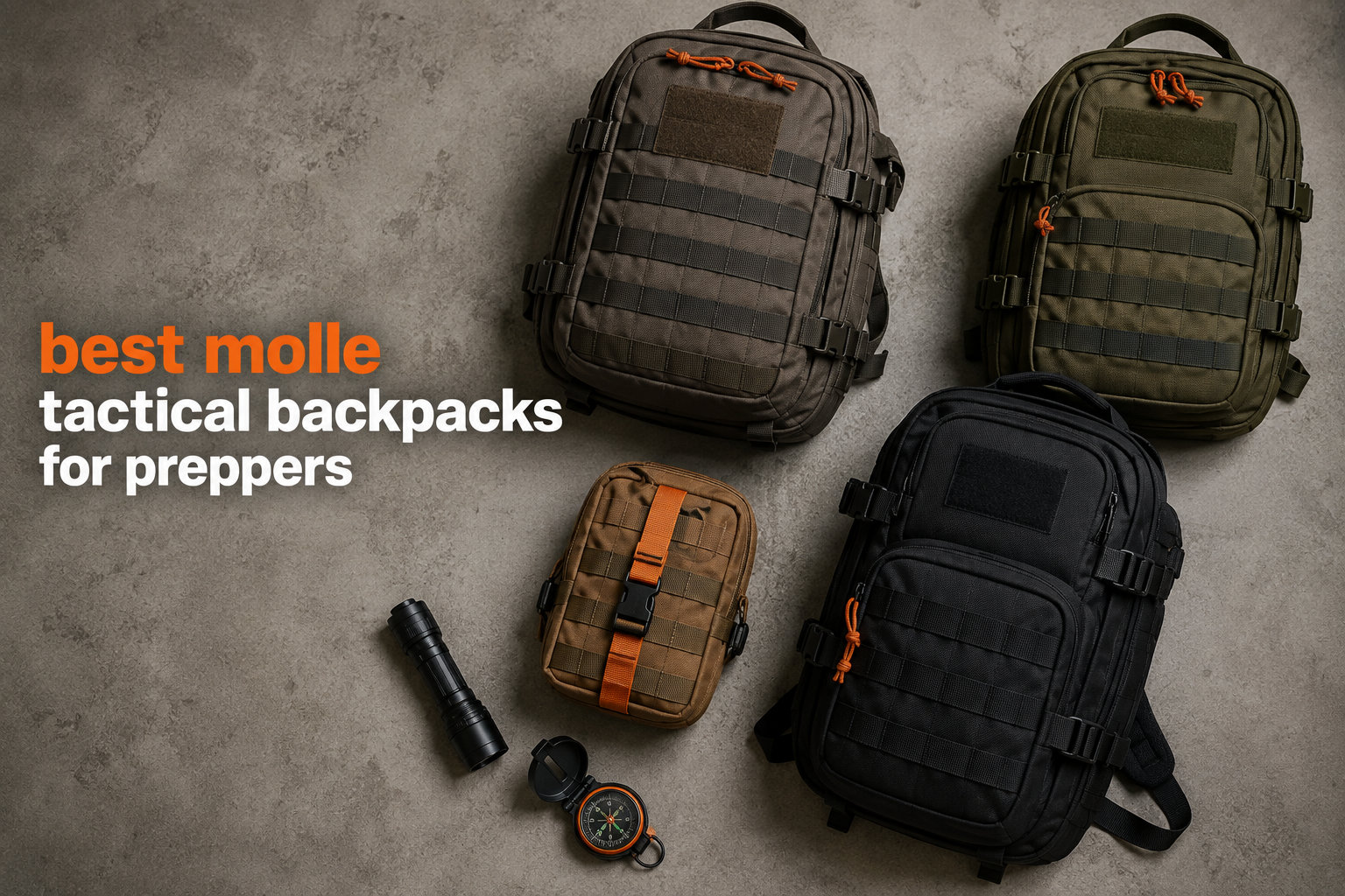 best molle tactical backpacks for preppers