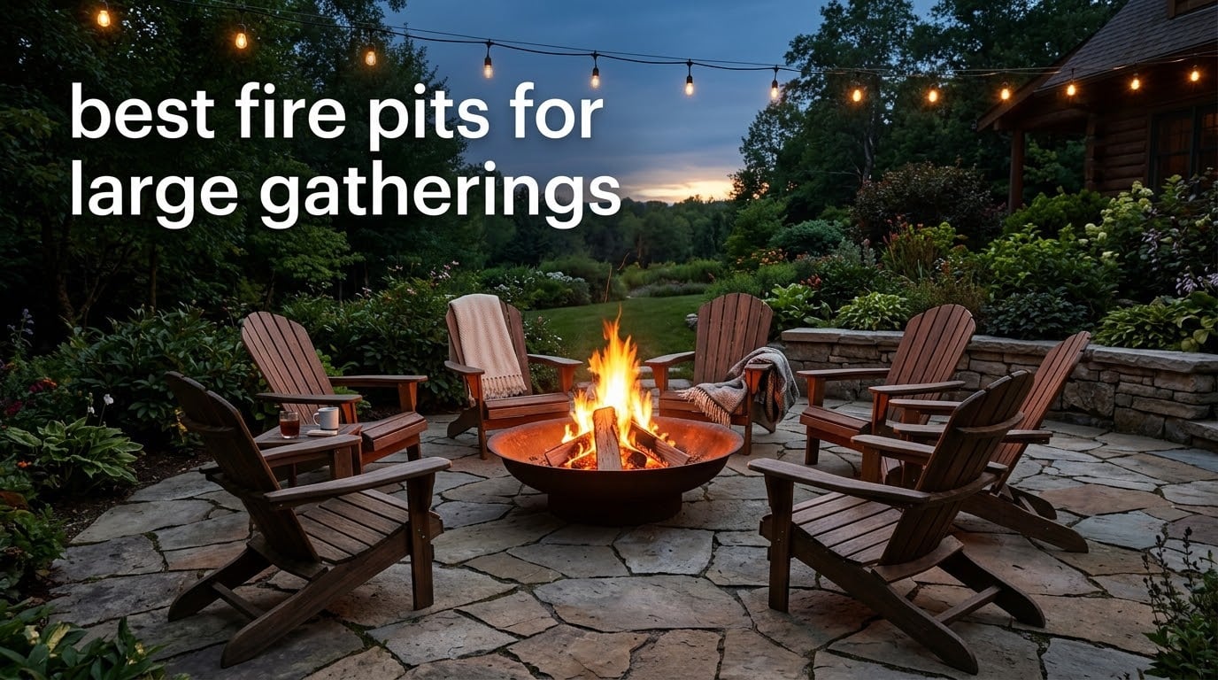 best fire pits for large gatherings
