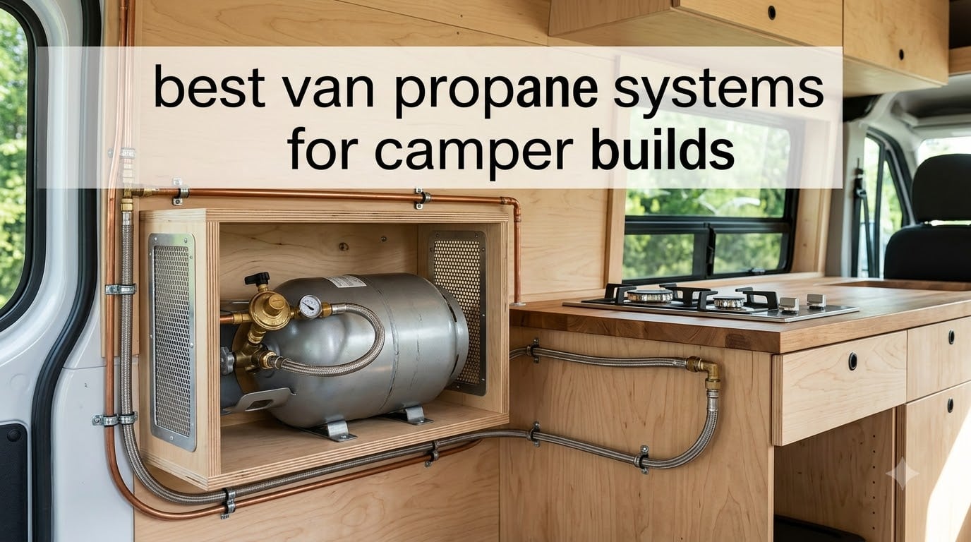 best van propane systems for camper builds