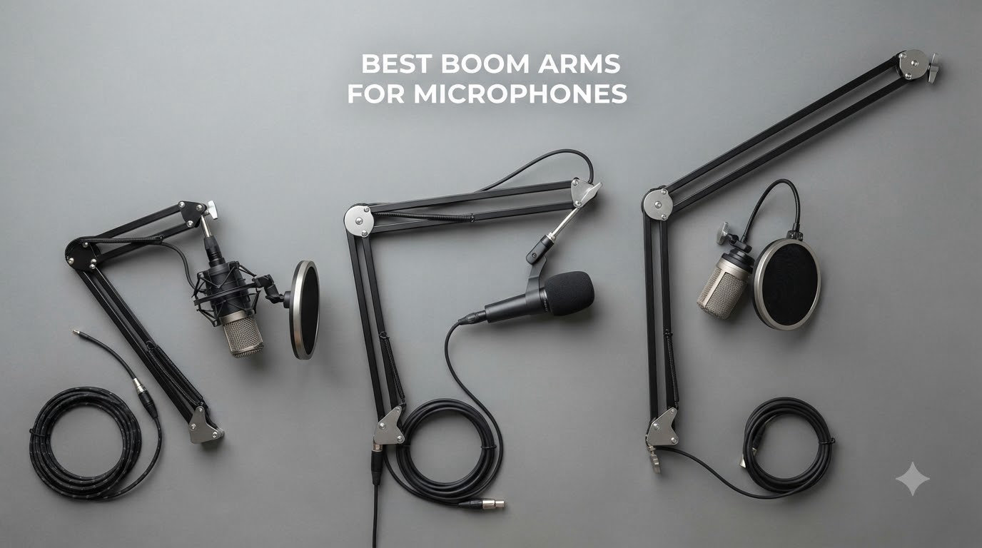 best boom arms for microphones