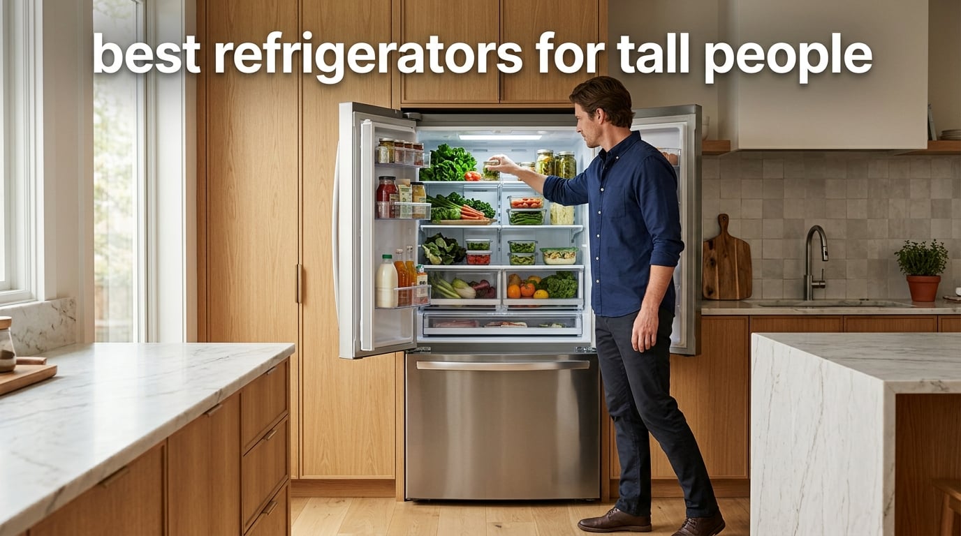best refrigerators for tall people