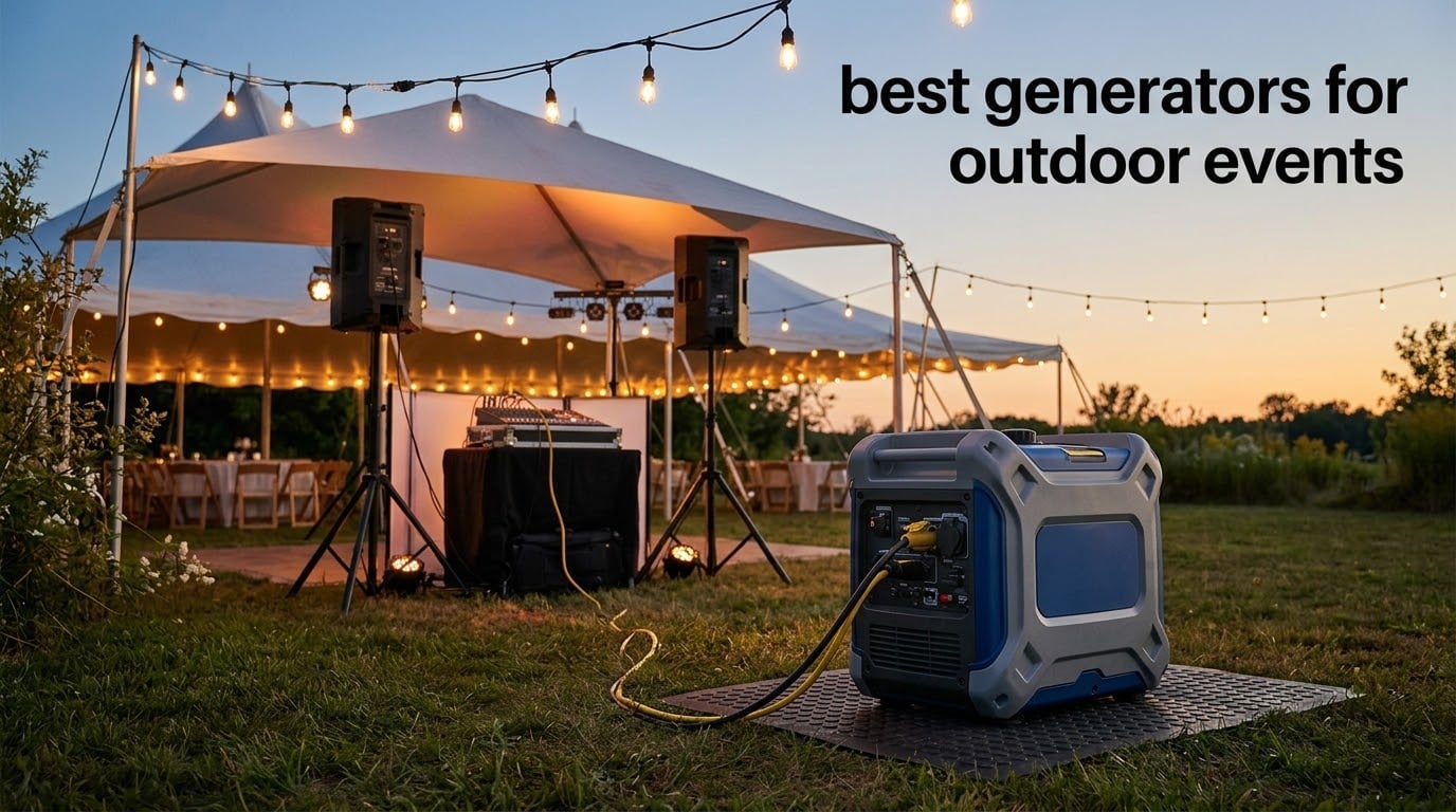 best generators for outdoor events