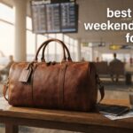 best leather weekender bags for travel