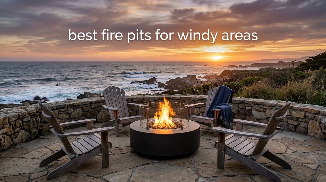 best fire pits for windy areas