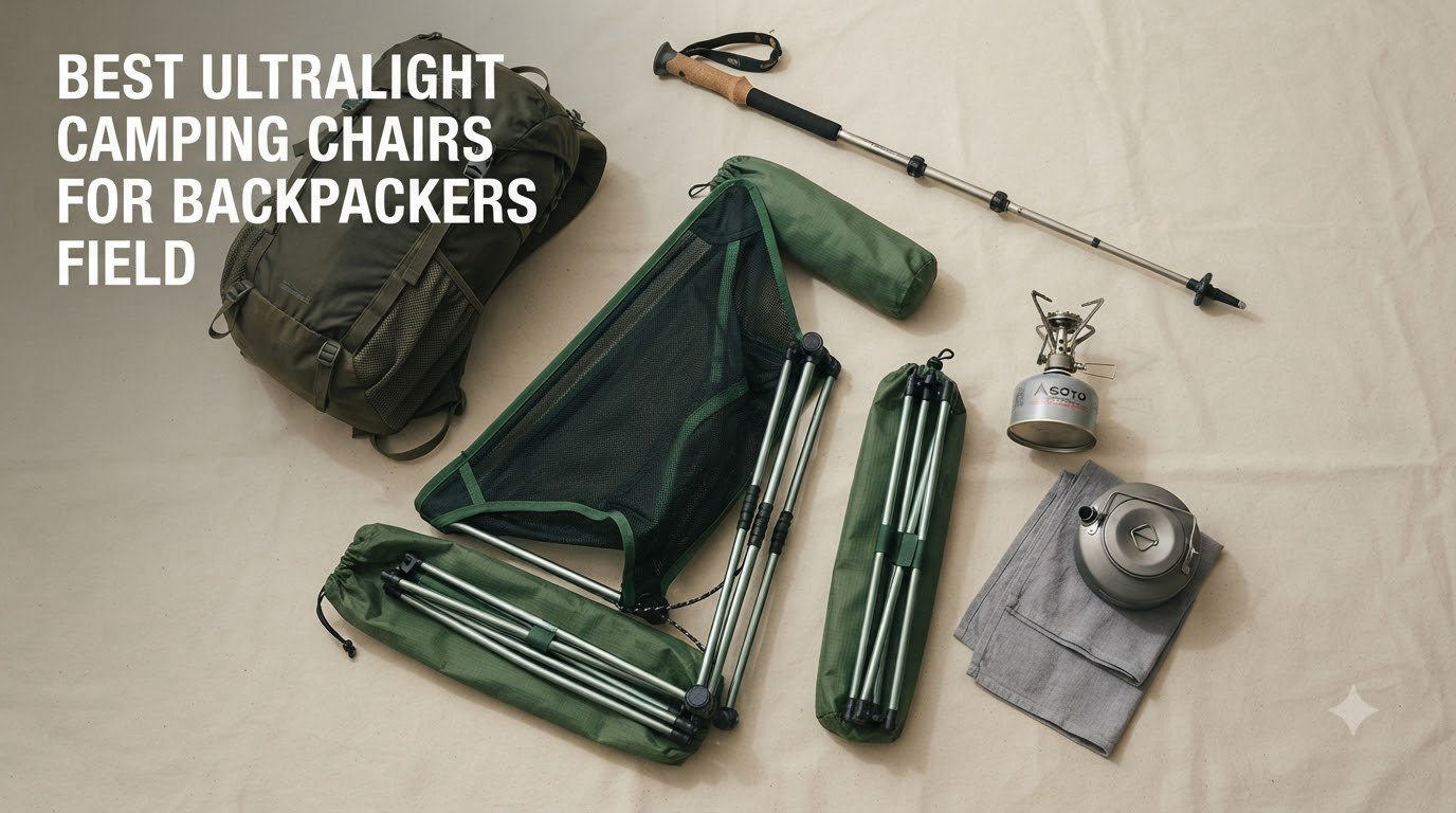 best ultralight camping chairs for backpackers field