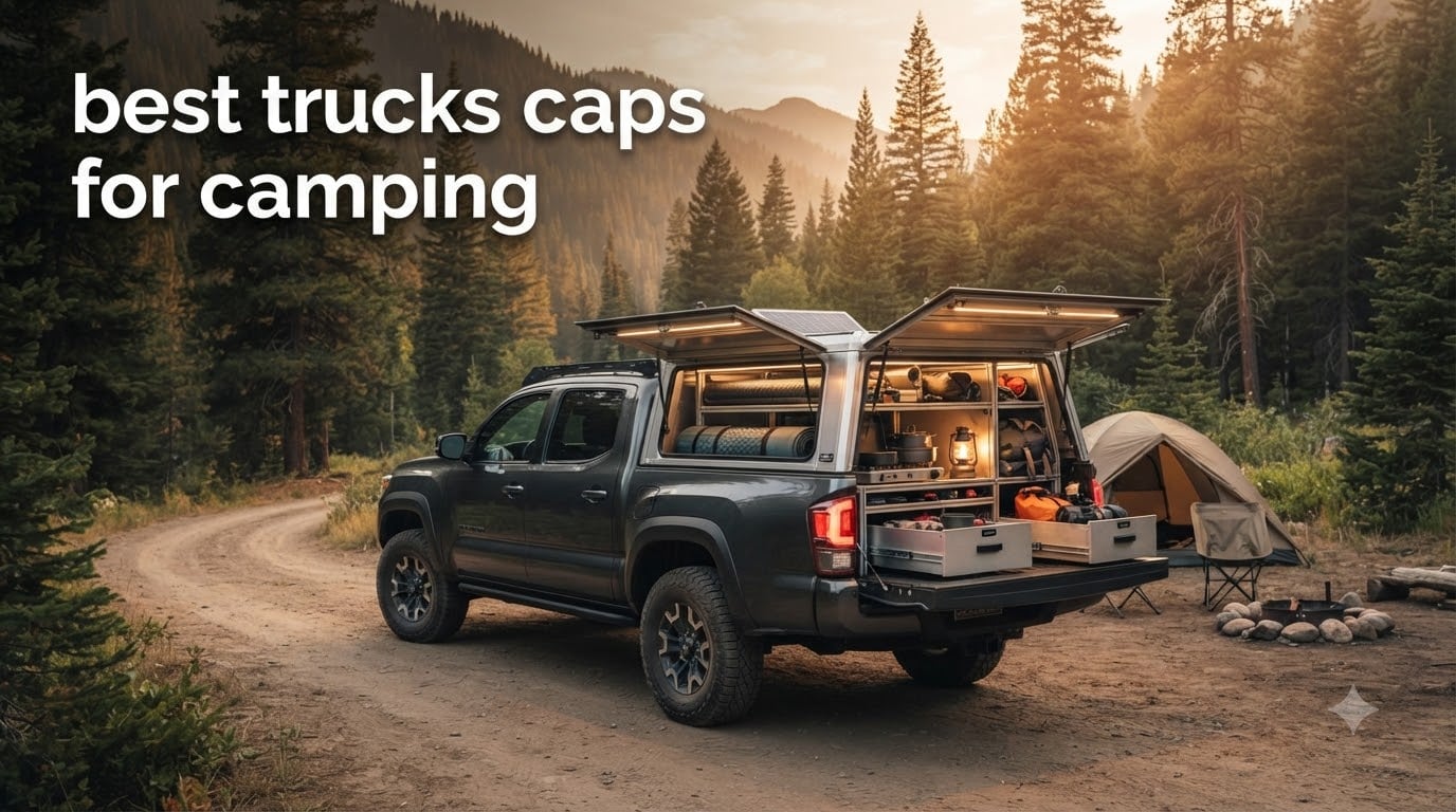 best trucks caps for camping
