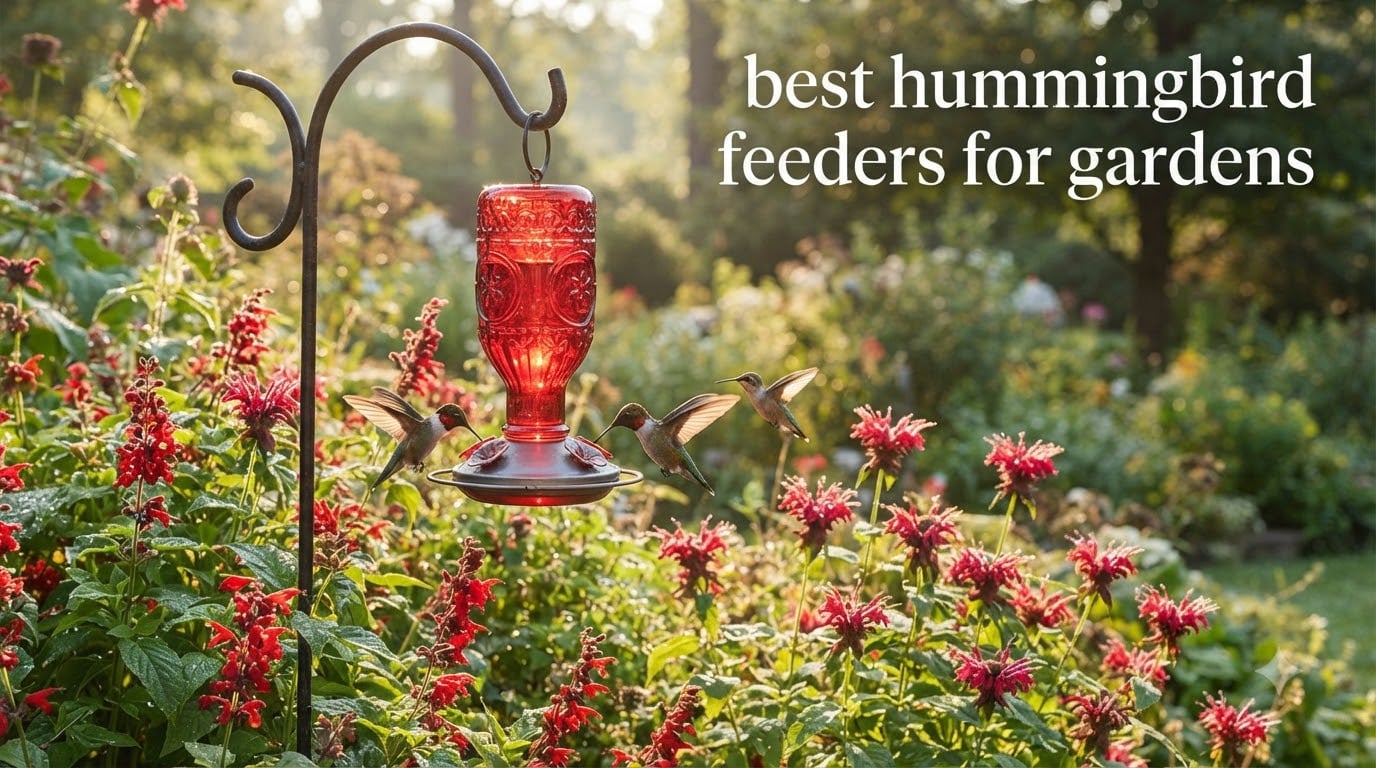 best hummingbird feeders for gardens