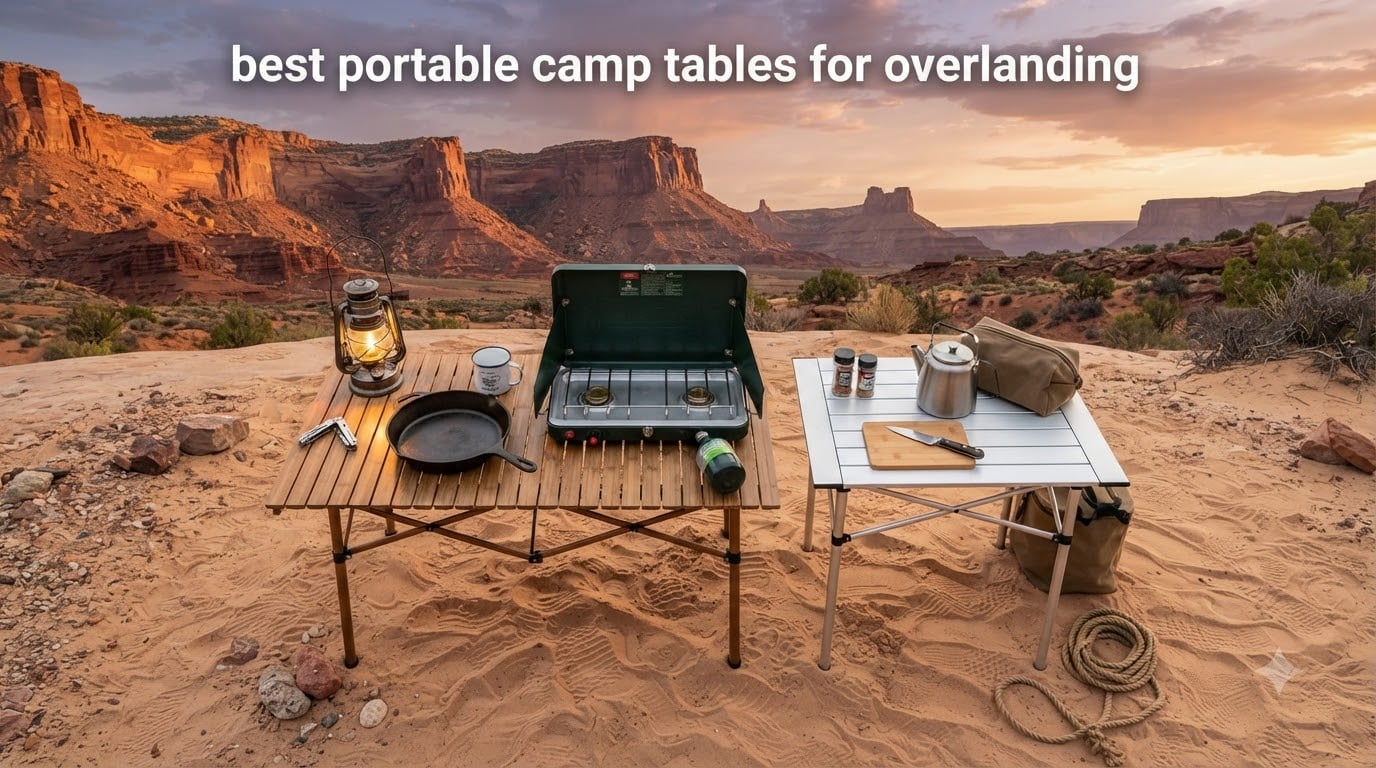 best portable camp tables for overlanding