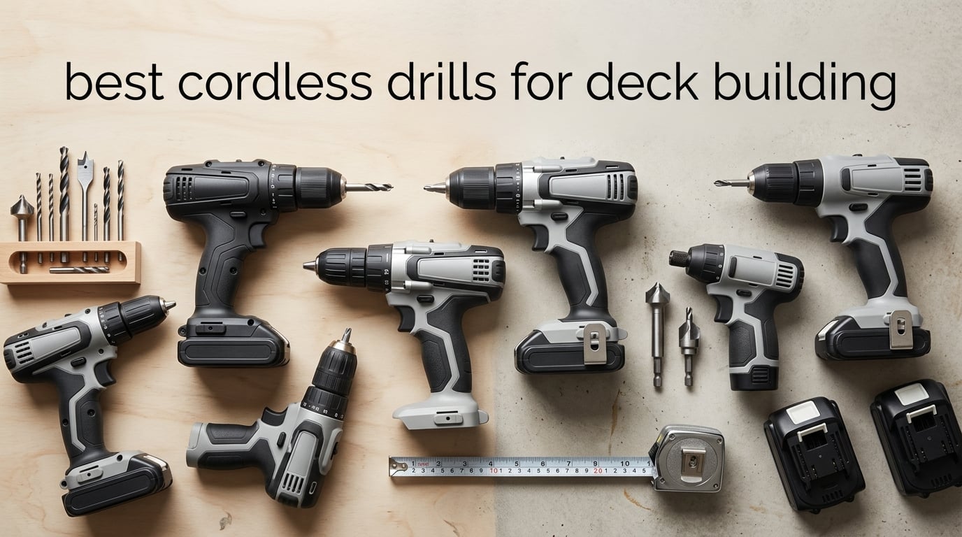 best cordless drills for deck building