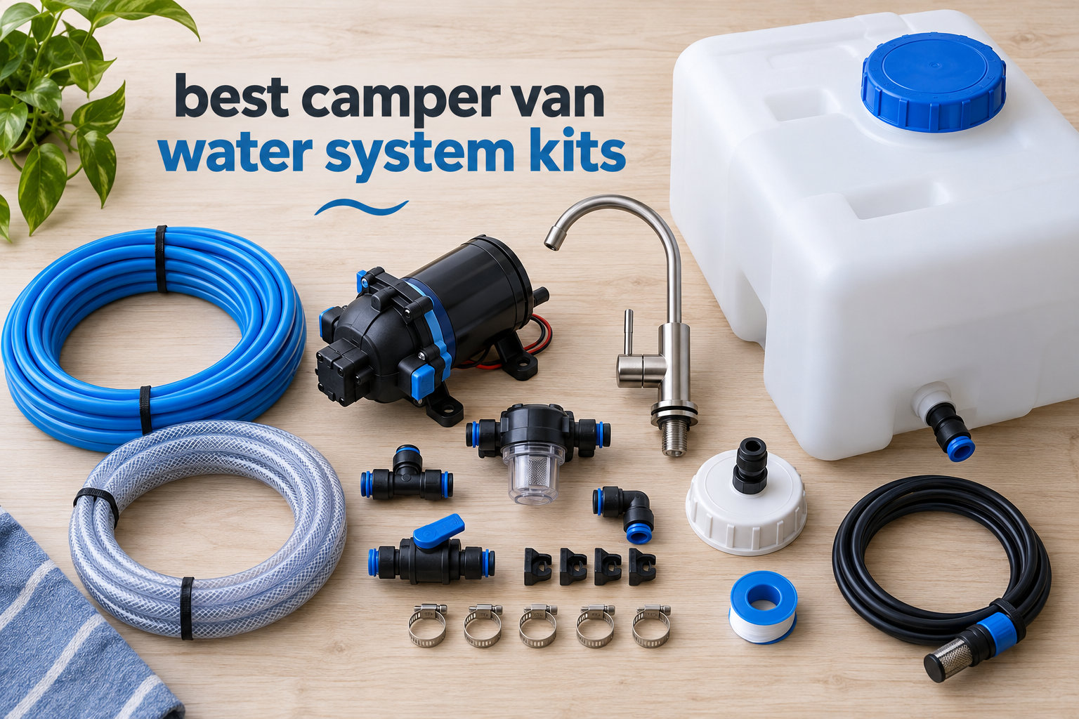 best camper van water system kits