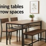 best dining tables for narrow spaces