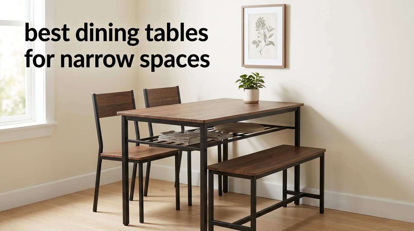 best dining tables for narrow spaces