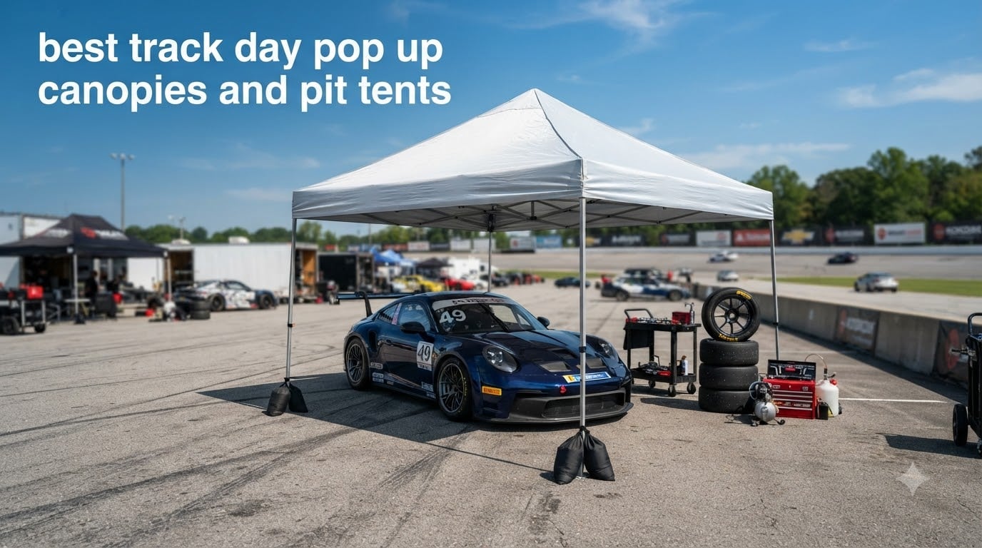 best track day pop up canopies and pit tents