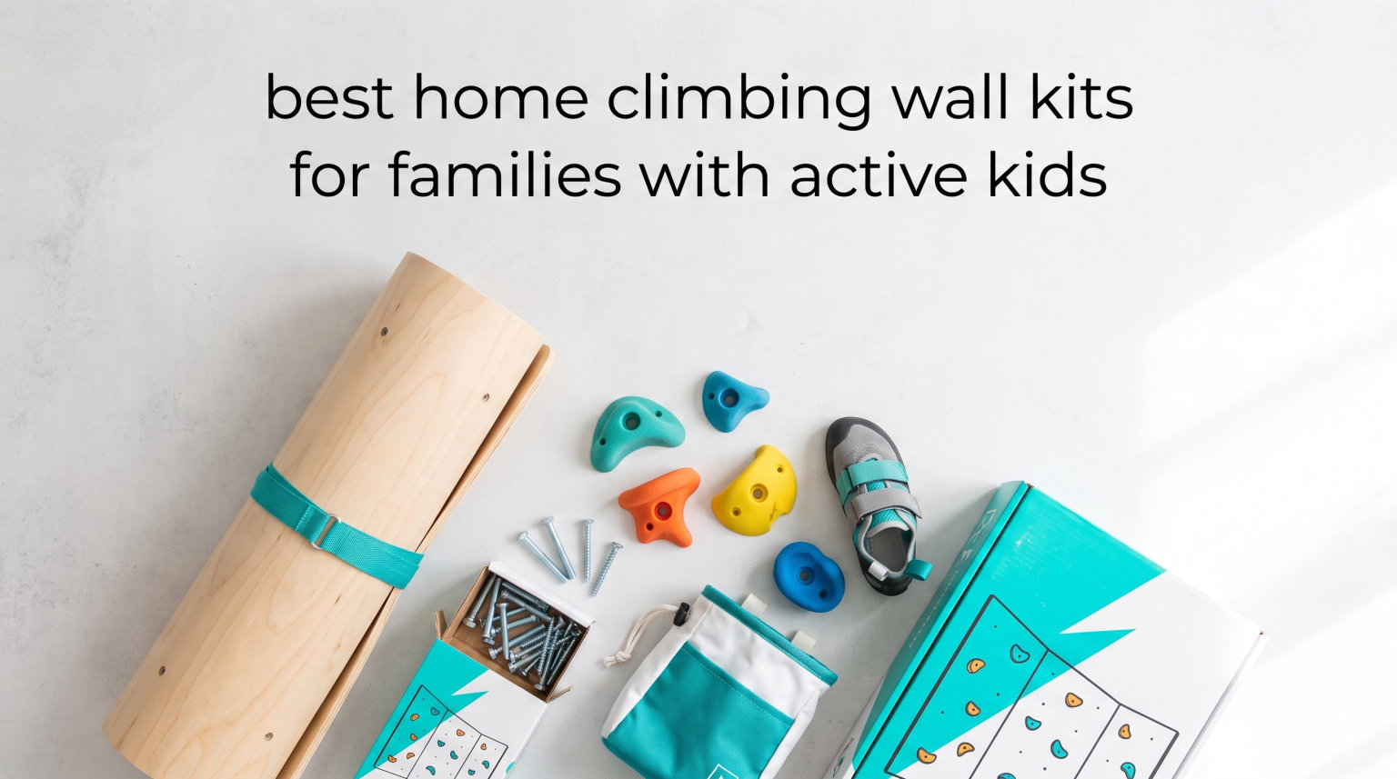 best home climbing wall kits for families with active kids