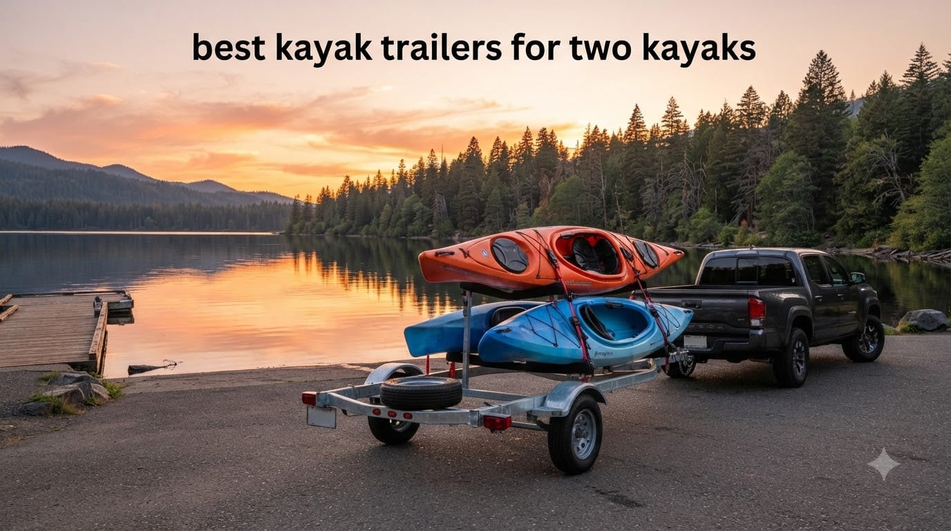 best kayak trailers for two kayaks