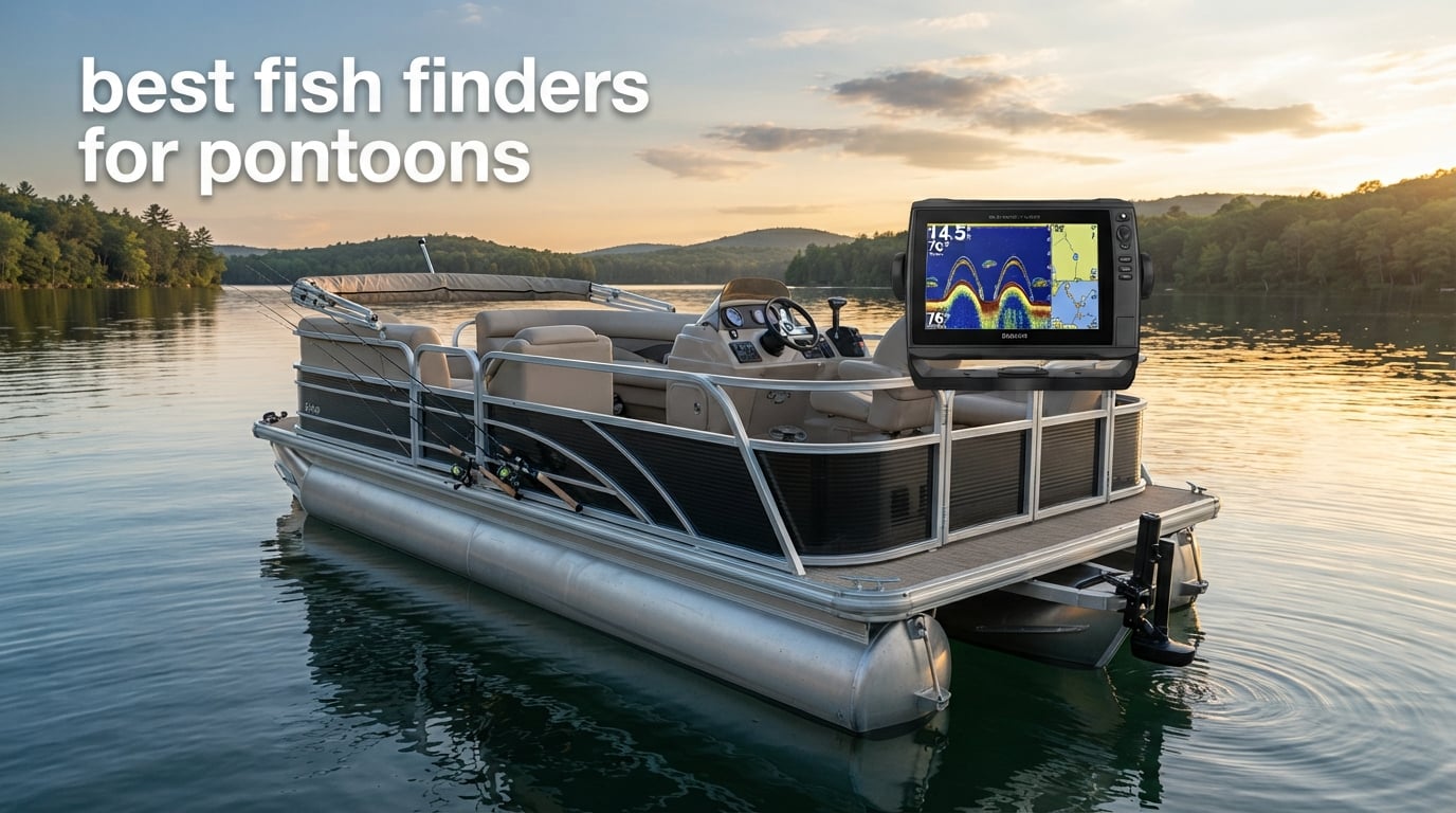 best fish finders for pontoons