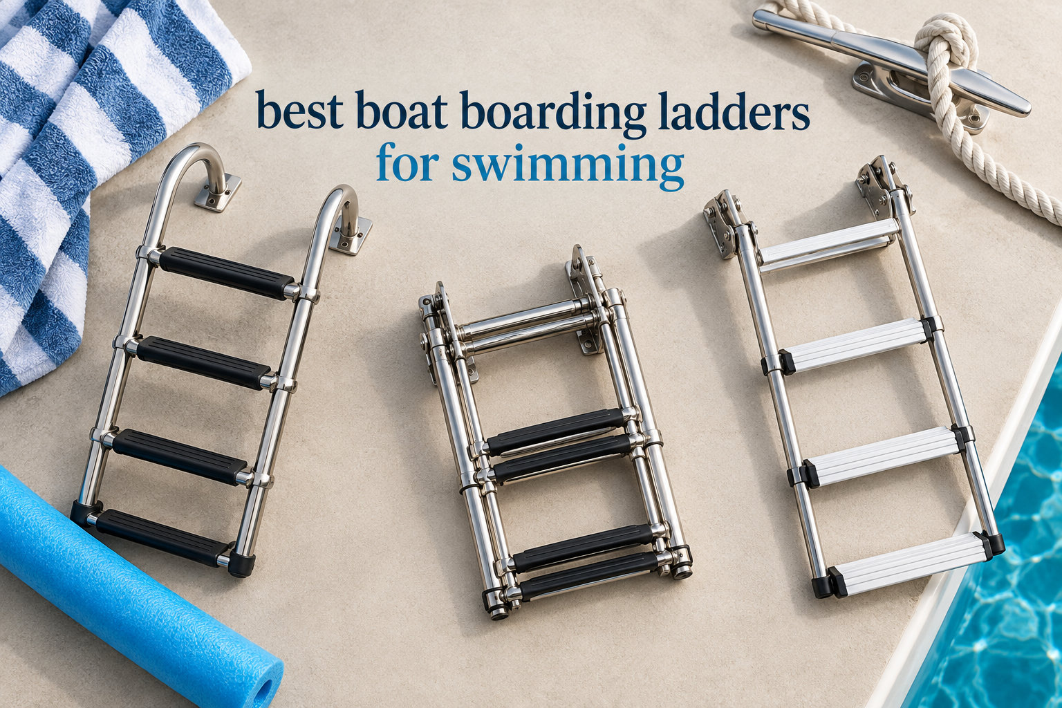 best boat boarding ladders for swimming