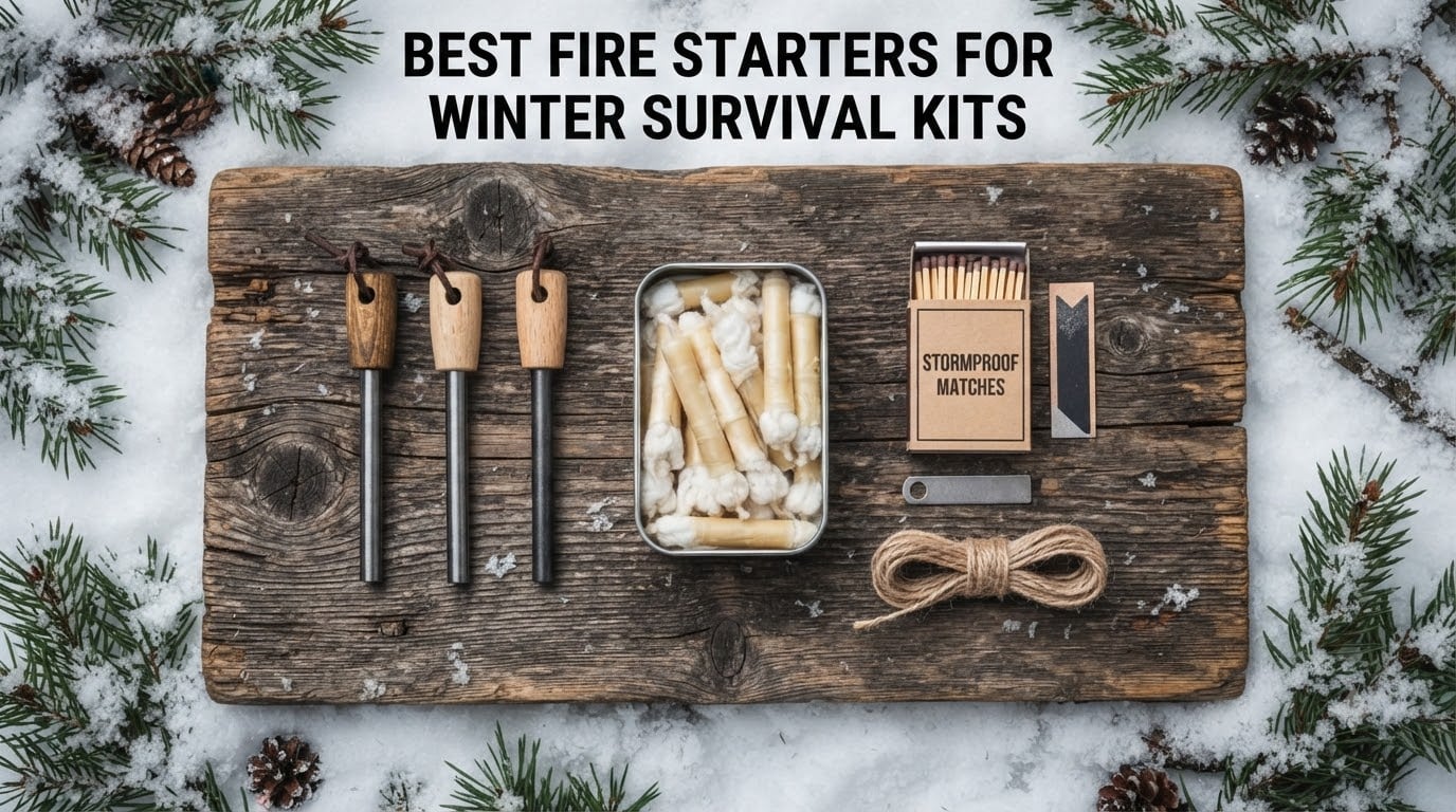best fire starters for winter survival kits