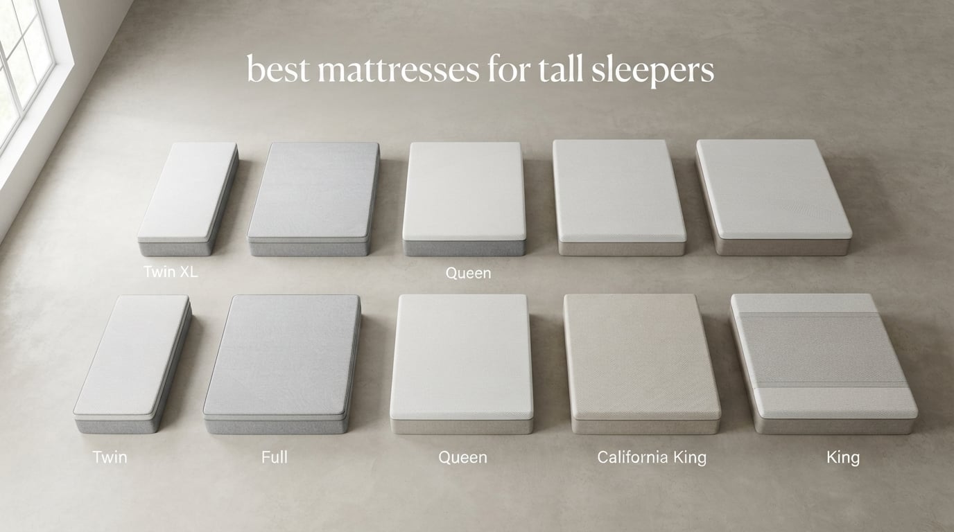 best mattresses for tall sleepers
