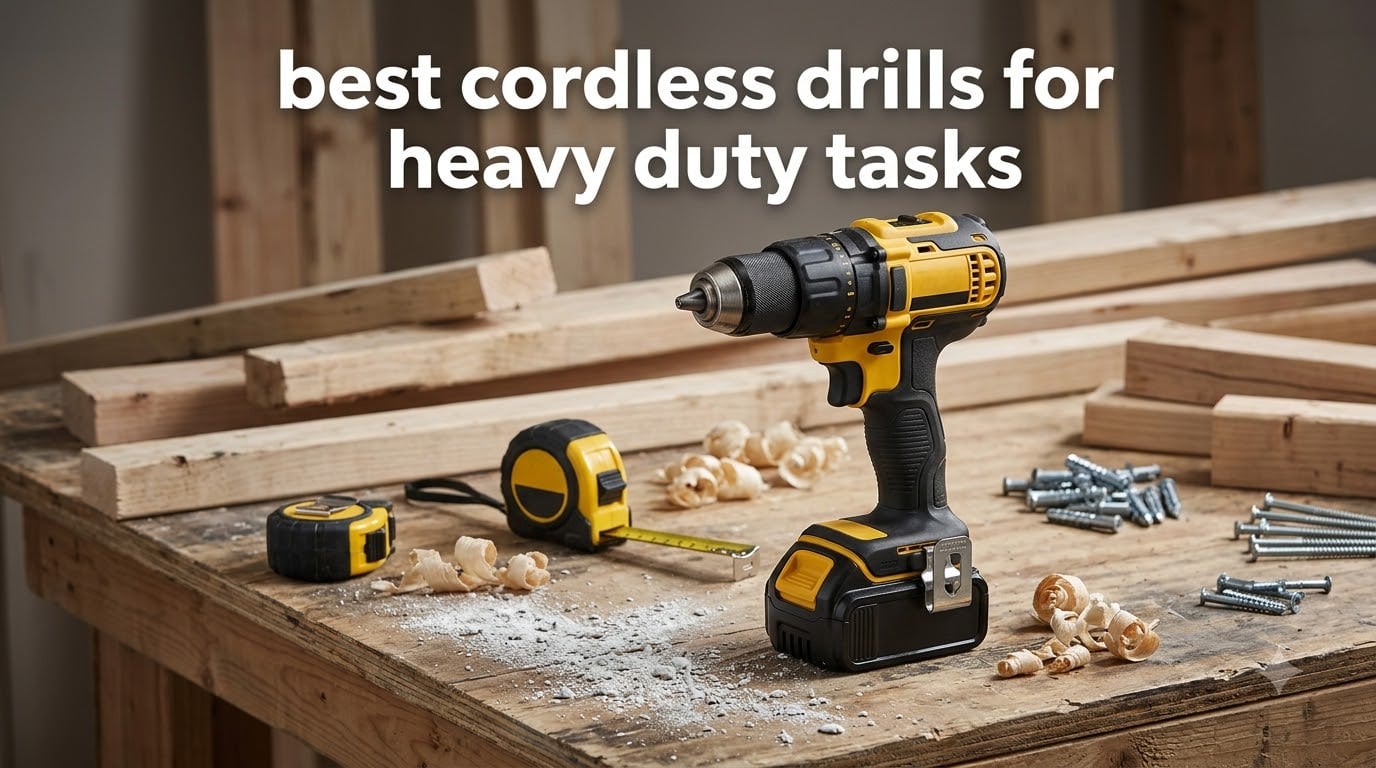 best cordless drills for heavy duty tasks