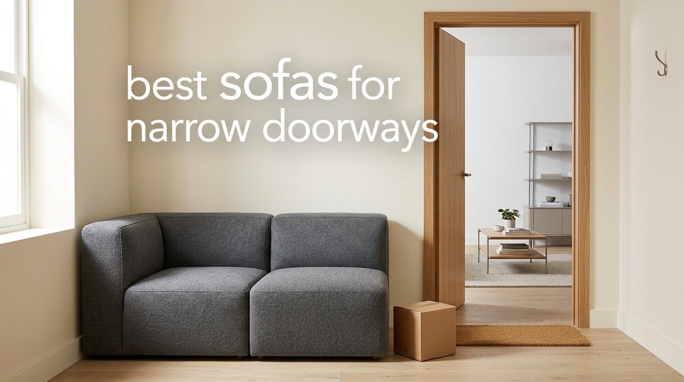 best sofas for narrow doorways