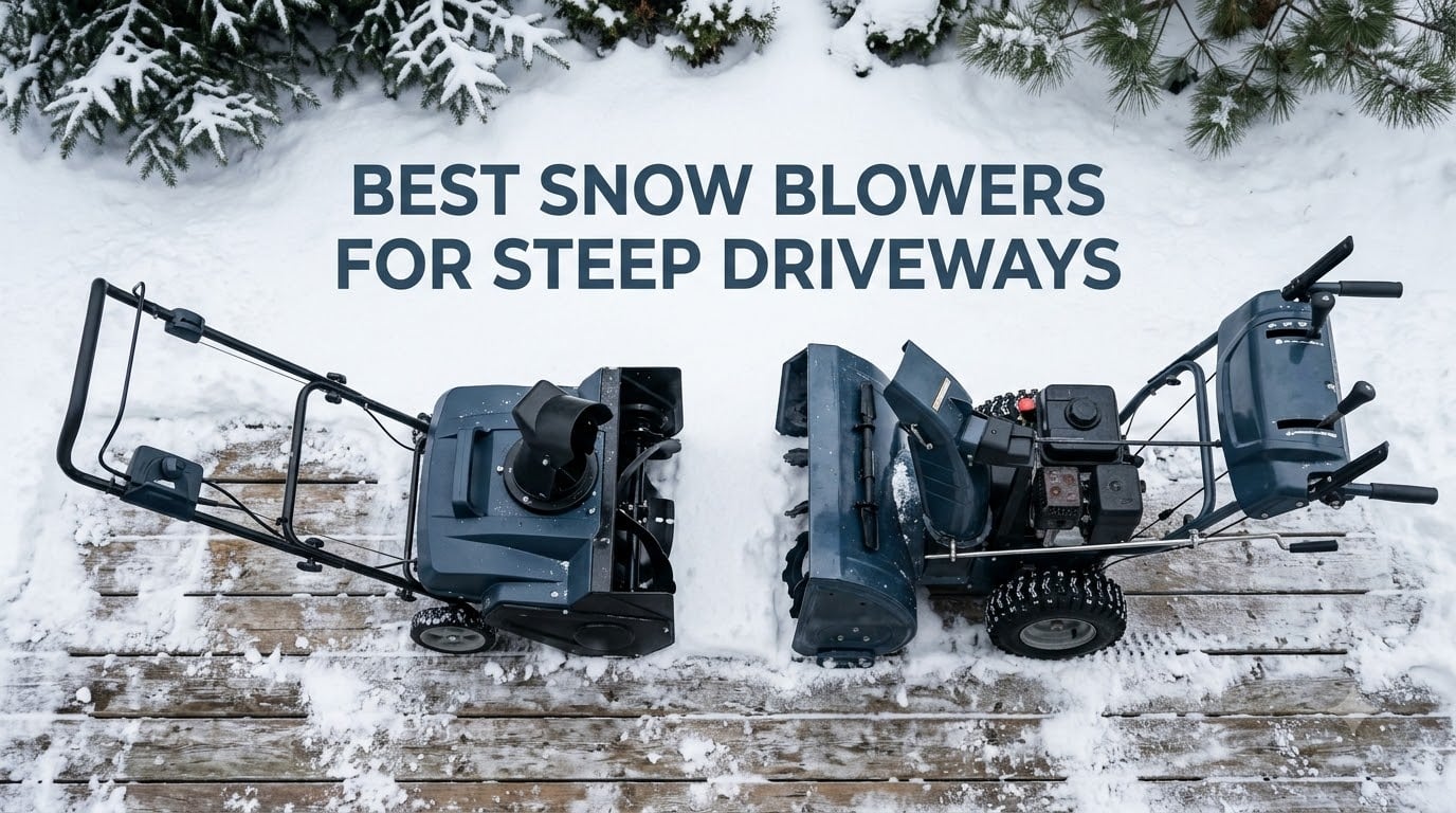 best snow blowers for steep driveways