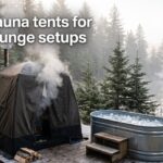 best sauna tents for cold plunge setups