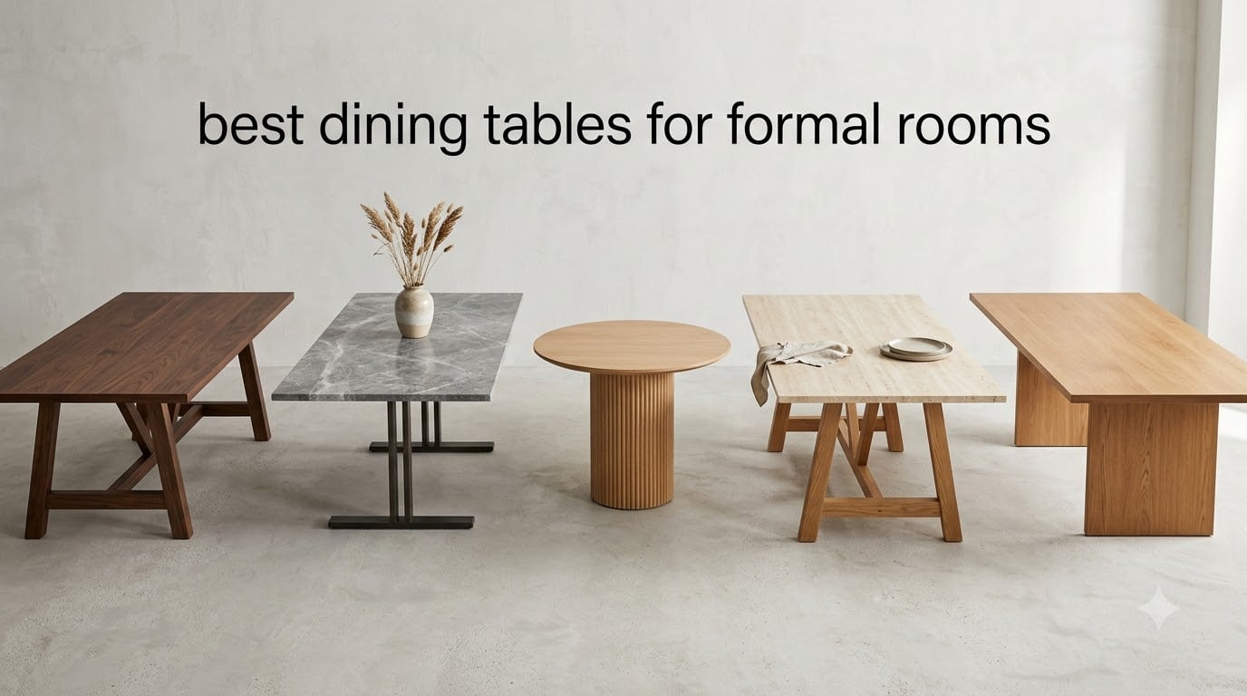 best dining tables for formal rooms