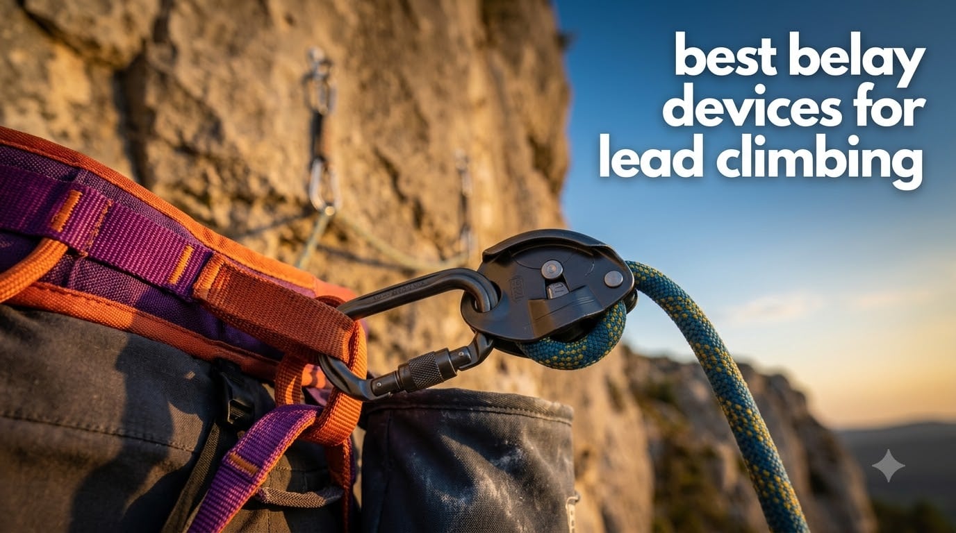 best belay devices for lead climbing