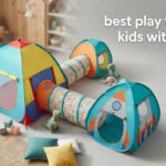 best play tents for kids with tunnel