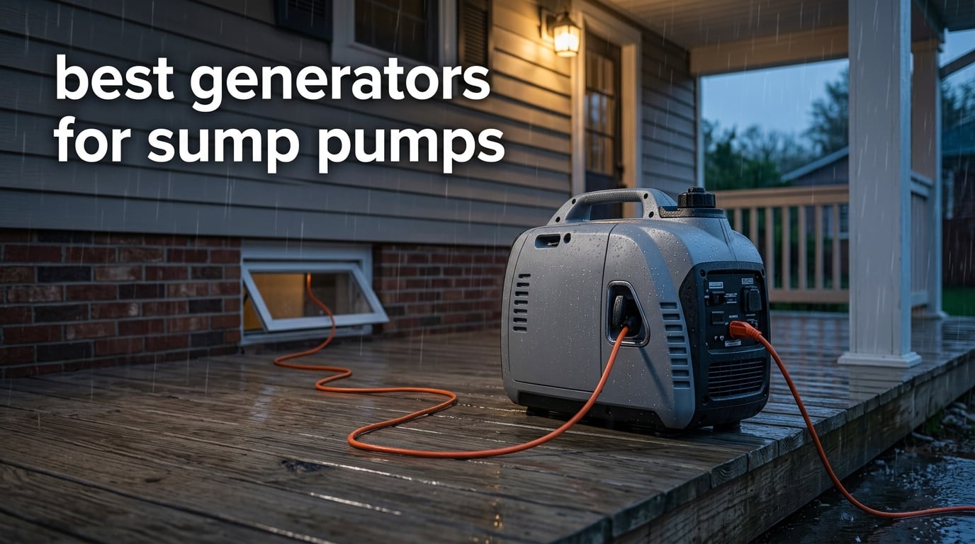 best generators for sump pumps