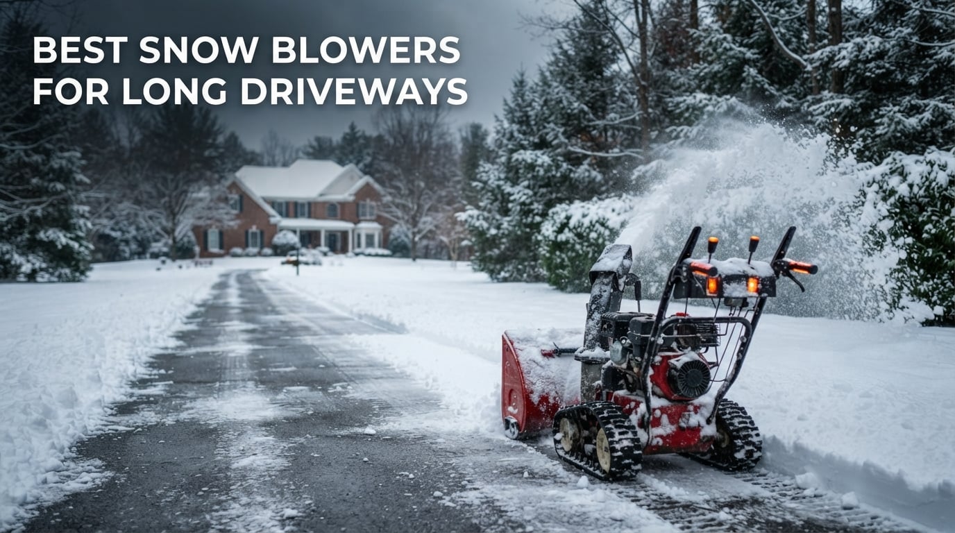 best snow blowers for long driveways