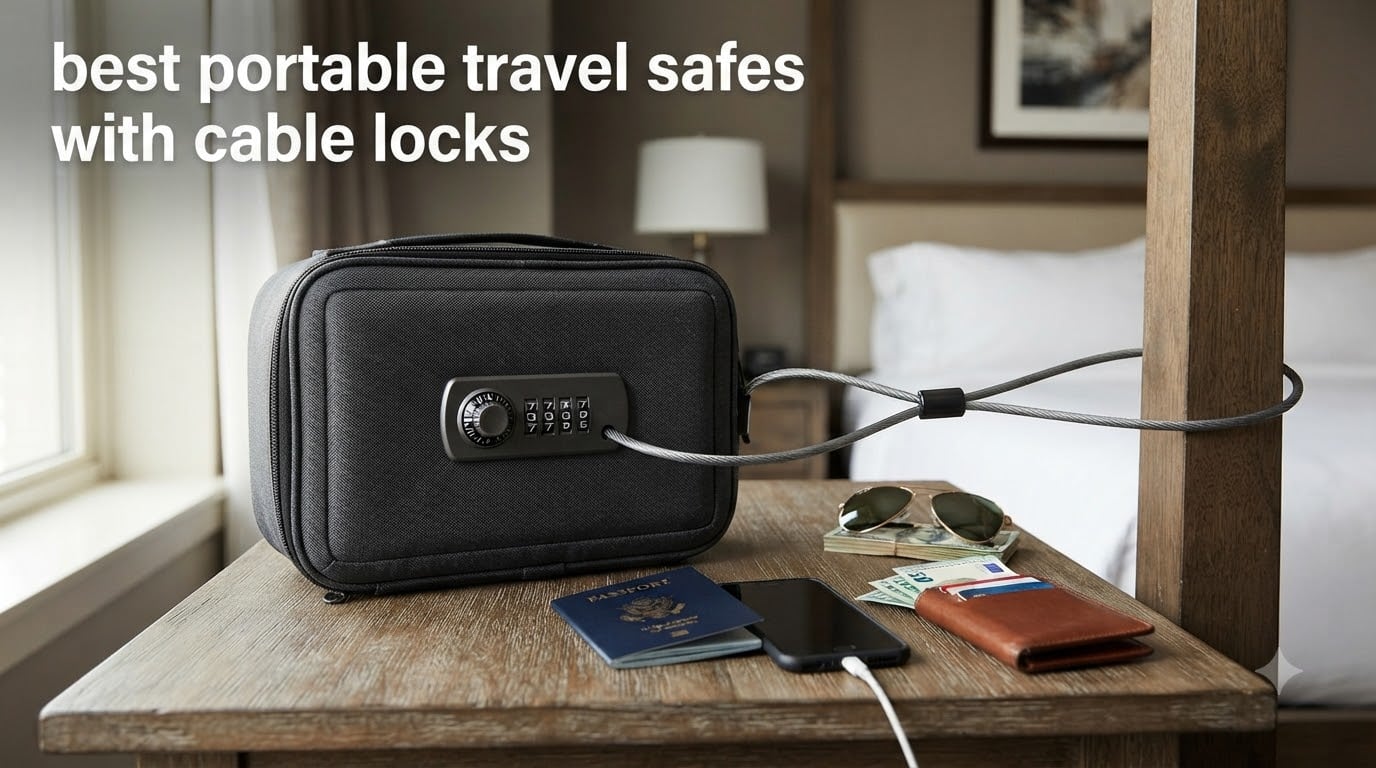 best portable travel safes with cable locks