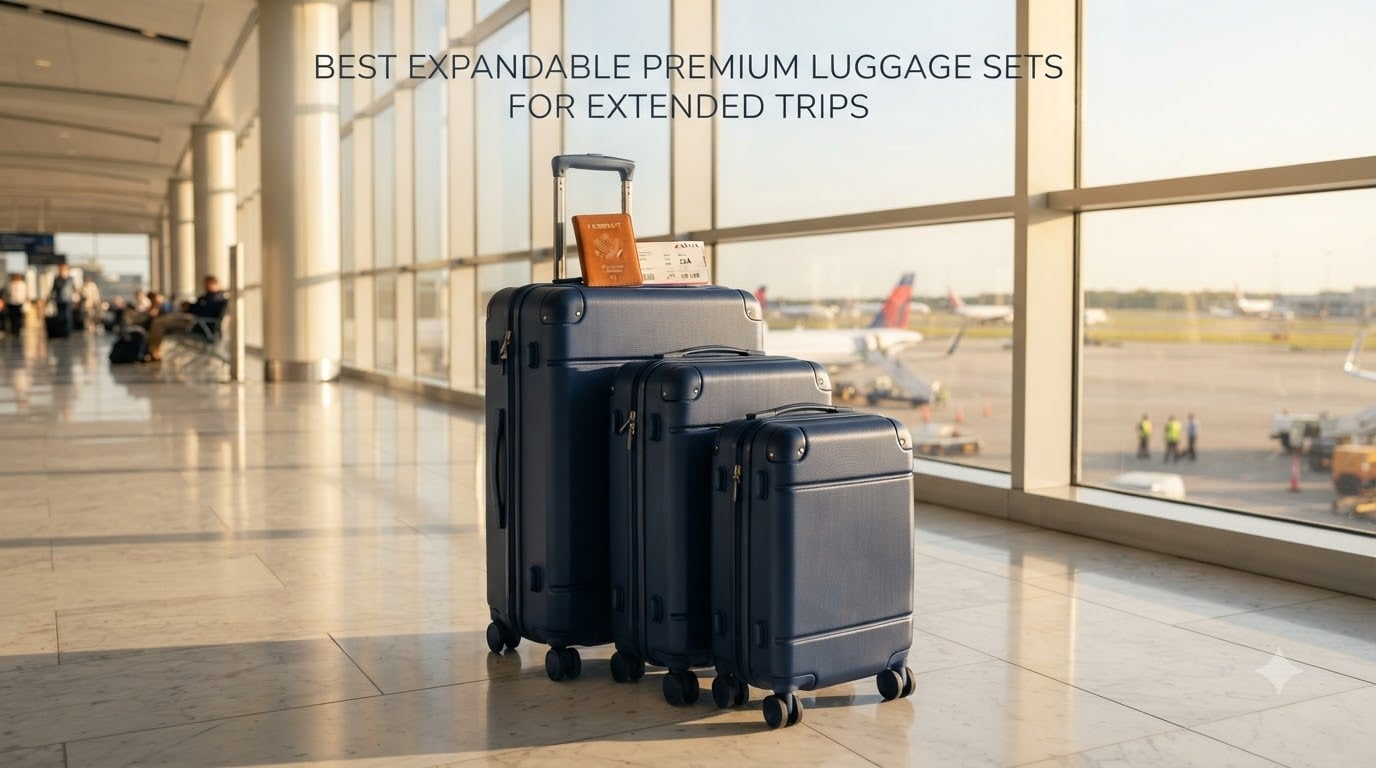 best expandable premium luggage sets for extended trips