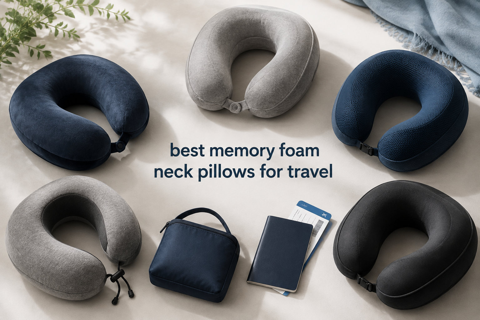 best memory foam neck pillows for travel