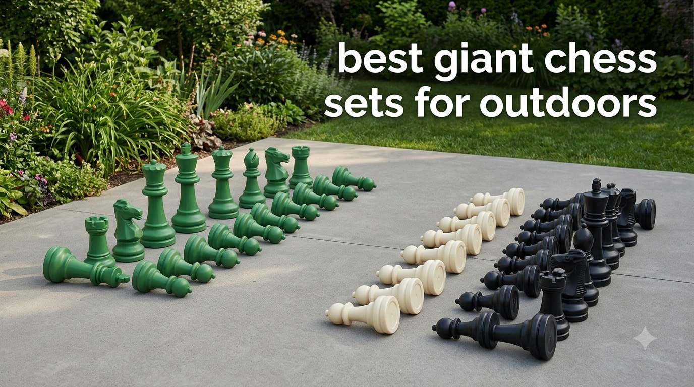 best giant chess sets for outdoors