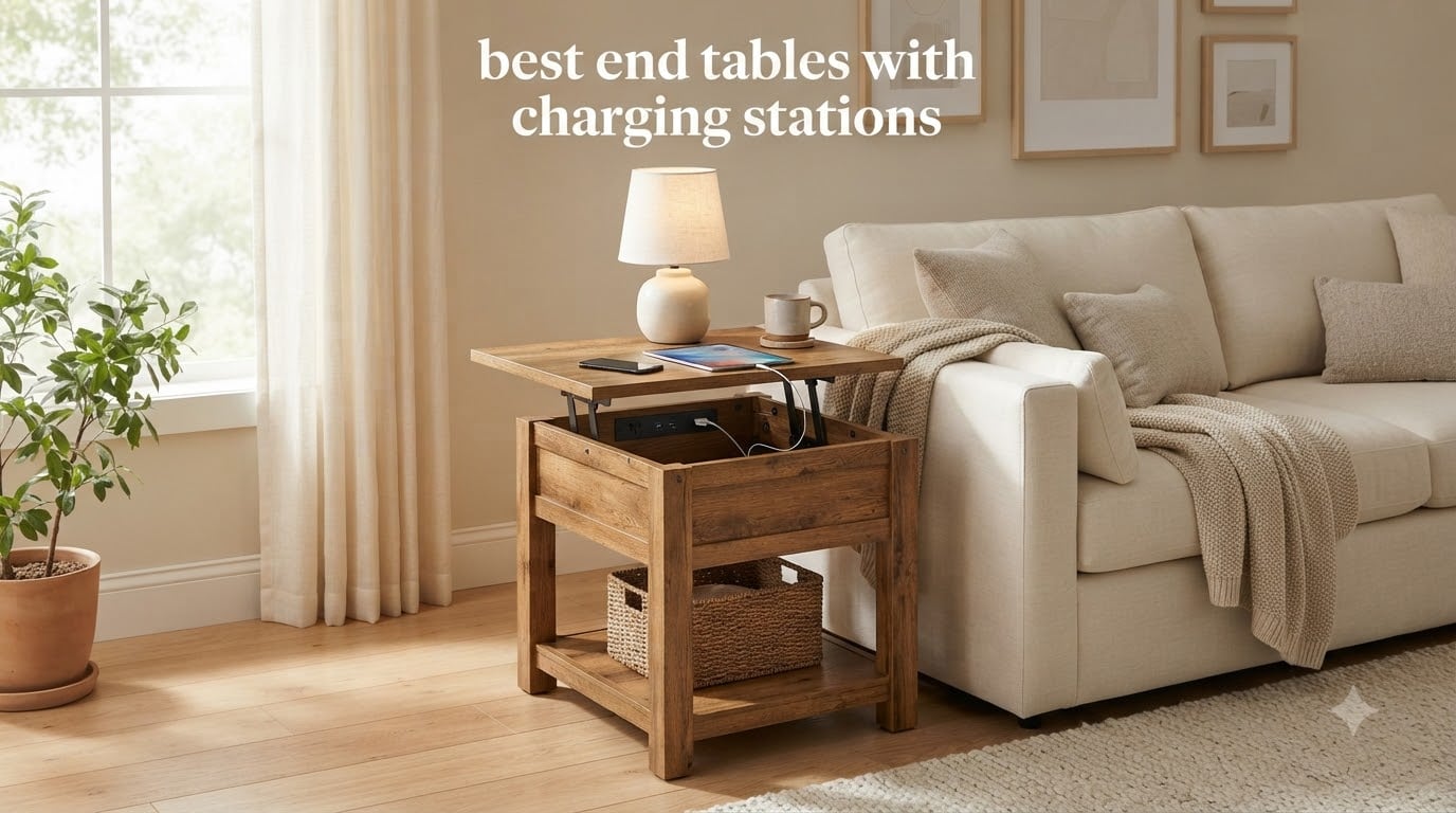 best end tables with charging stations