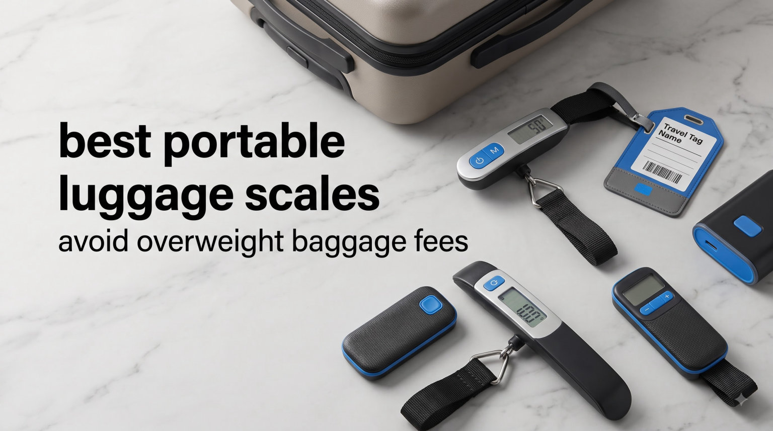 best portable luggage scales avoid overweight baggage fees
