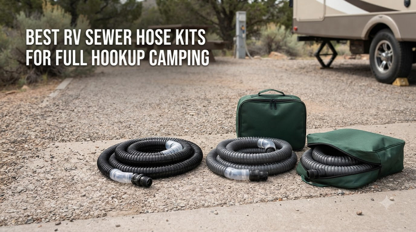 best rv sewer hose kits for full hookup camping