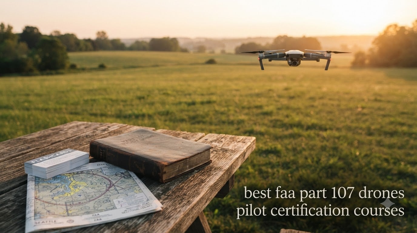 best faa part 107 drones pilot certification courses