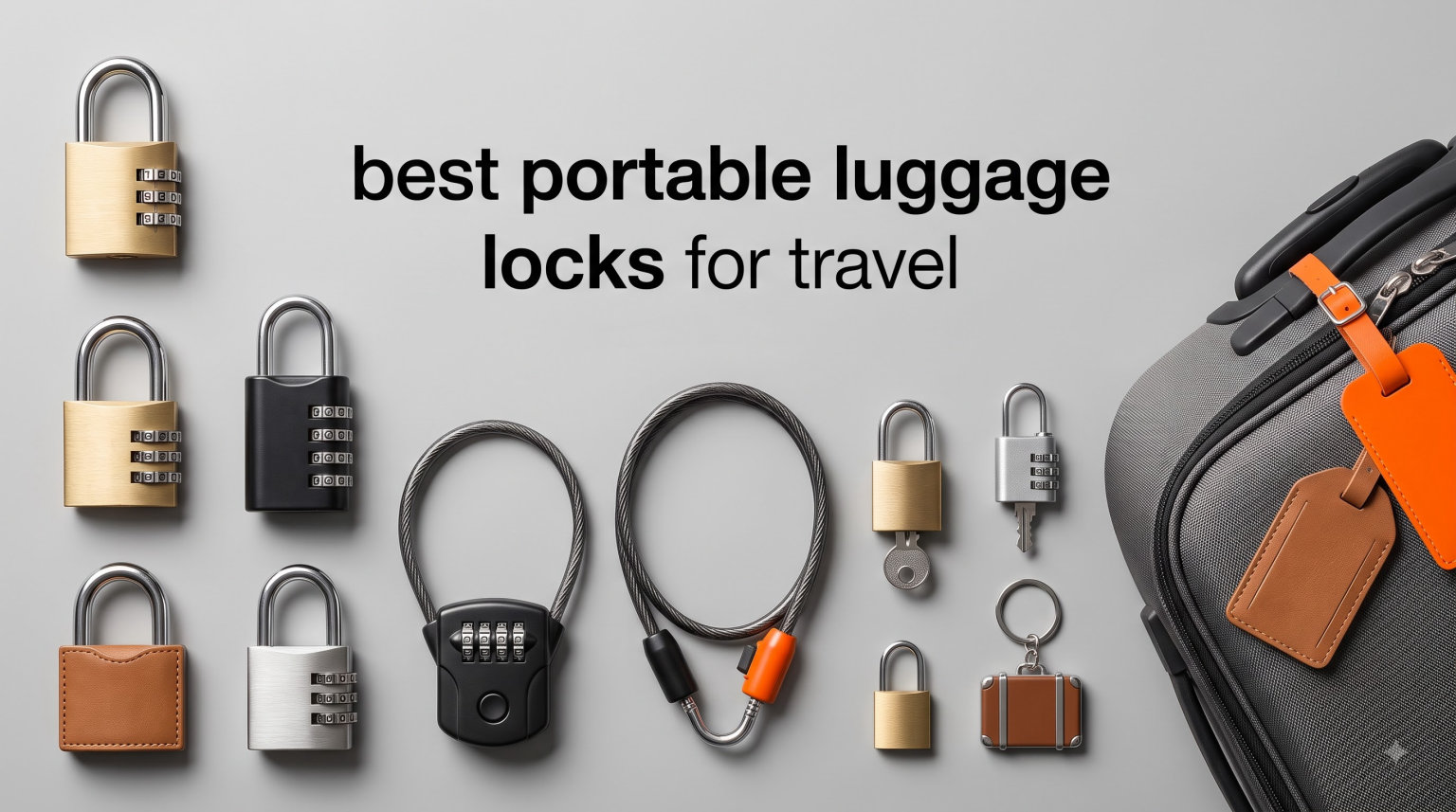 best portable luggage locks for travel