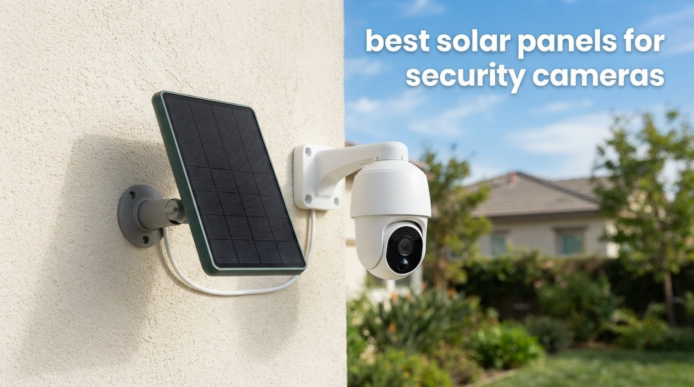 best solar panels for security cameras