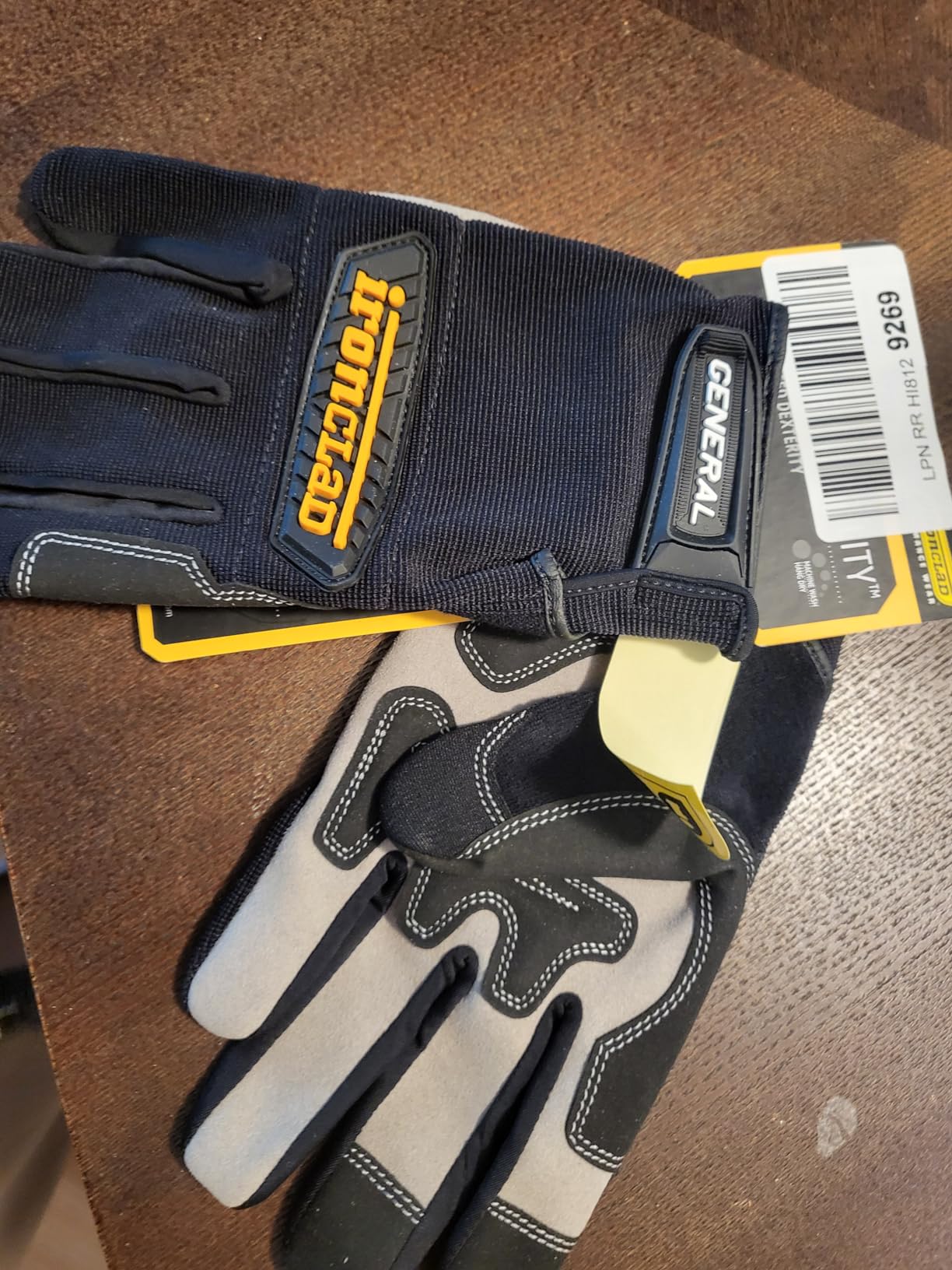 Ironclad General Utility Work Gloves GUG, All-Purpose, Performance Fit, Durable, Machine Washable (1 Pair) Black customer photo 2