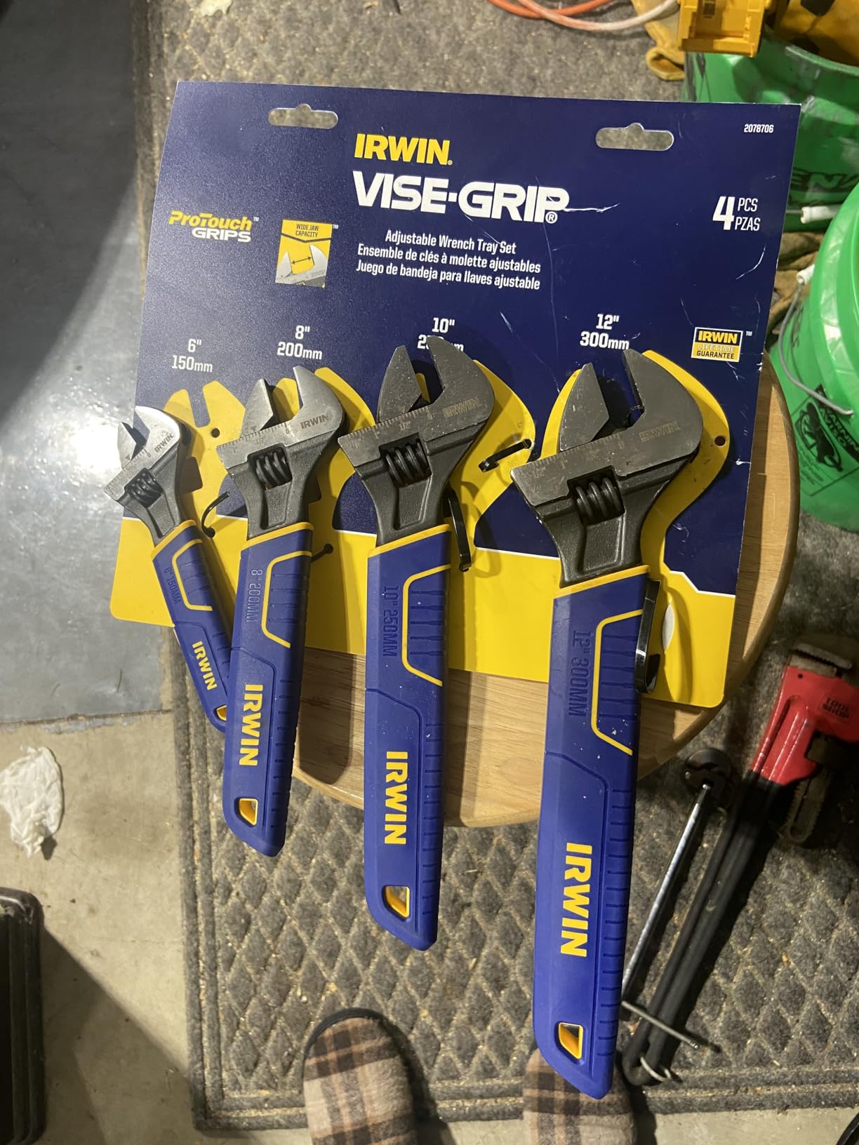 IRWIN Vise-Grip Adjustable Wrench Set, SAE/MM, 4-Piece (2078706) customer photo 1