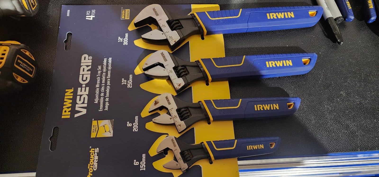 IRWIN Vise-Grip Adjustable Wrench Set, SAE/MM, 4-Piece (2078706) customer photo 2