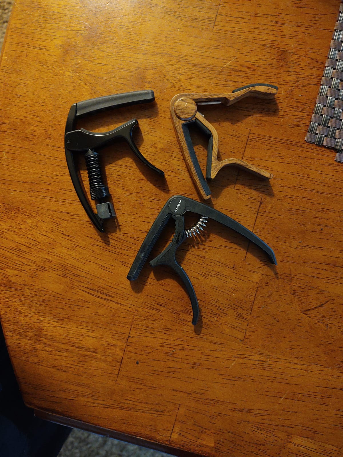 D'Addario NS Tri-Action Guitar Capo, Black customer photo 2