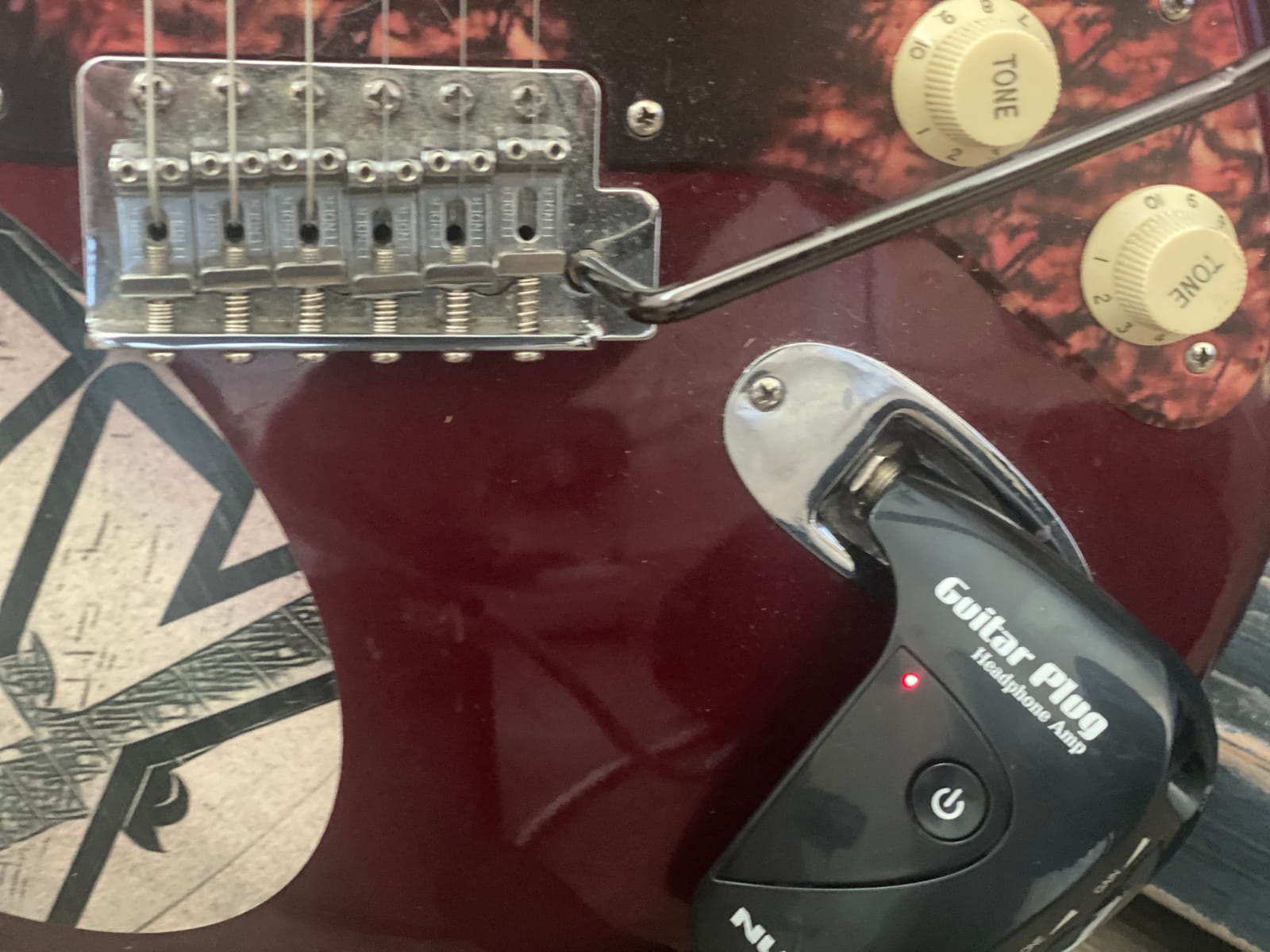 NUX GP-1 Guitar Plug Headphone Amp with Classic British Distortion Effect customer photo 1