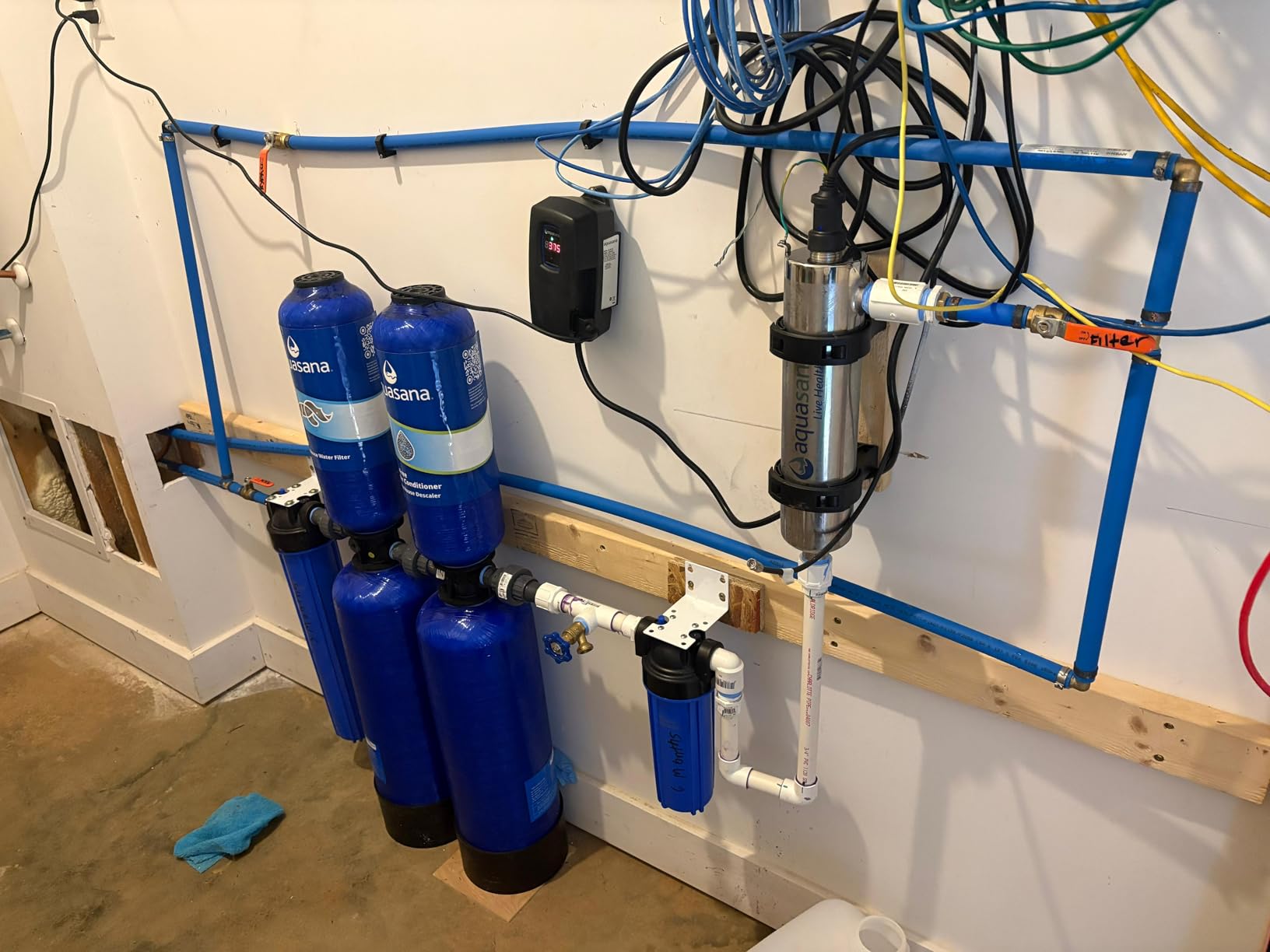 Aquasana Whole House Well Water Filter | 500K Gal | UV | WH-Well-CT-UVS-B customer photo 1