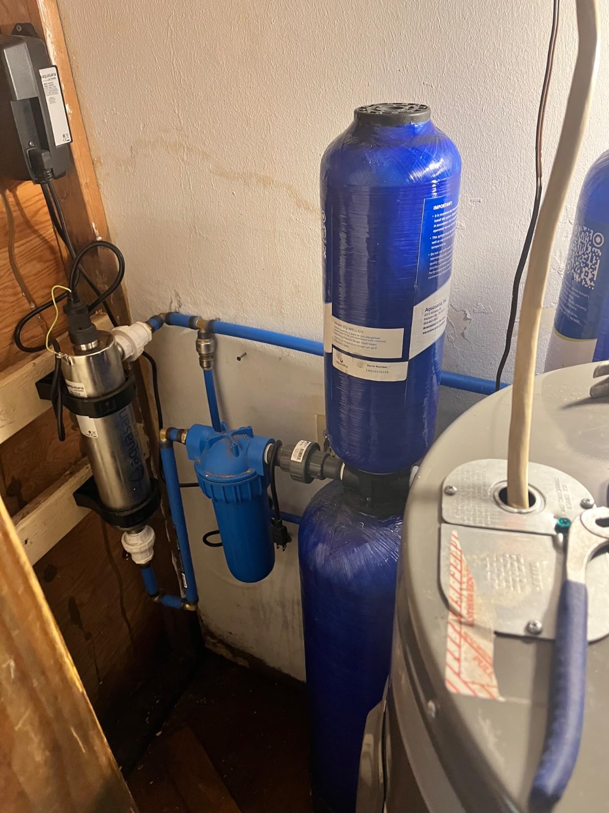 Aquasana Whole House Well Water Filter | 500K Gal | UV | WH-Well-CT-UVS-B customer photo 2